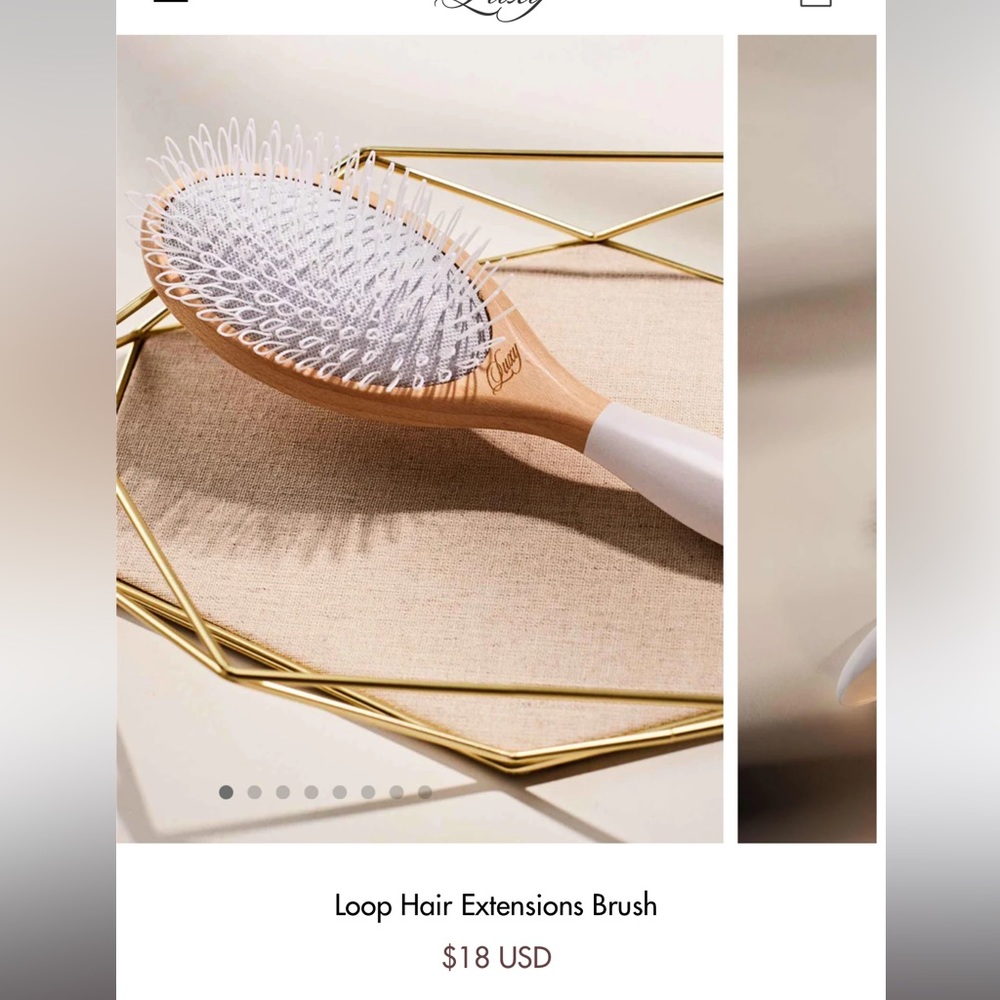 Luxy Hair Loop Hair Extension Brush New In Box